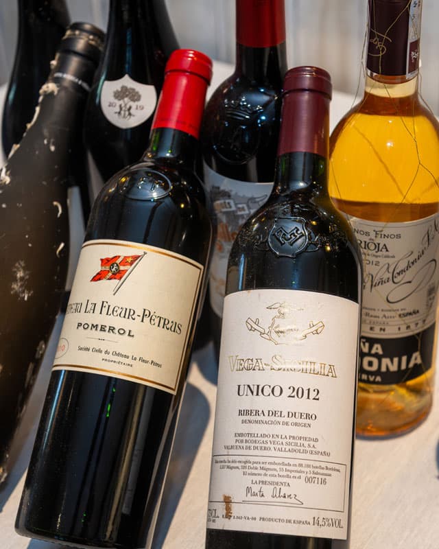 Amplia selección de vinos en Baiona